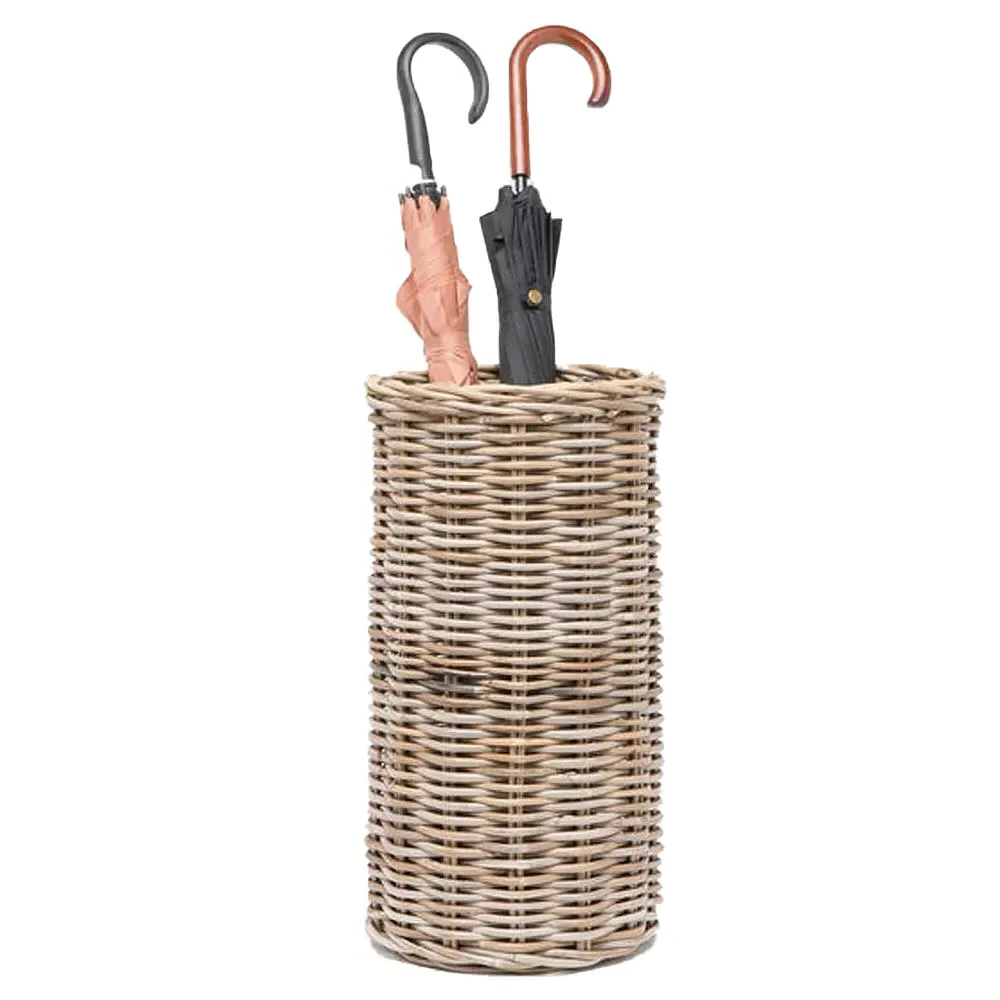 Malta Woven Umbrella Stand - Mixed Grey, Rattan image