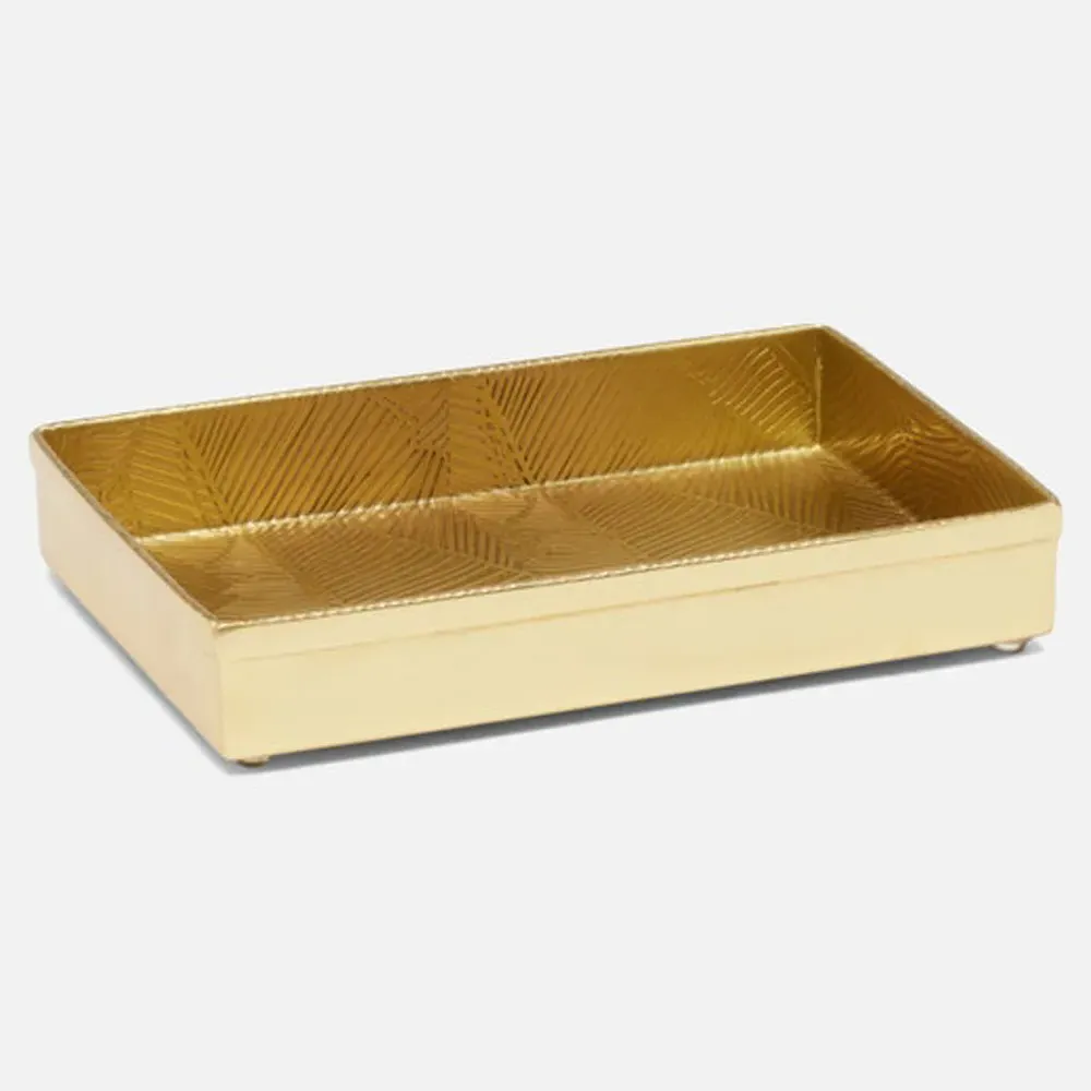 Mancora Soap Dish - Gold, Brass