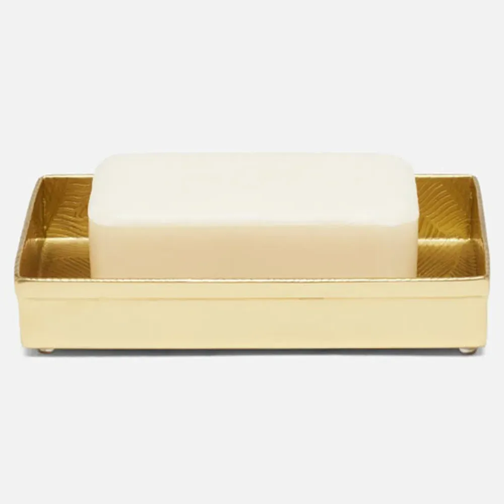 Mancora Soap Dish - Gold, Brass