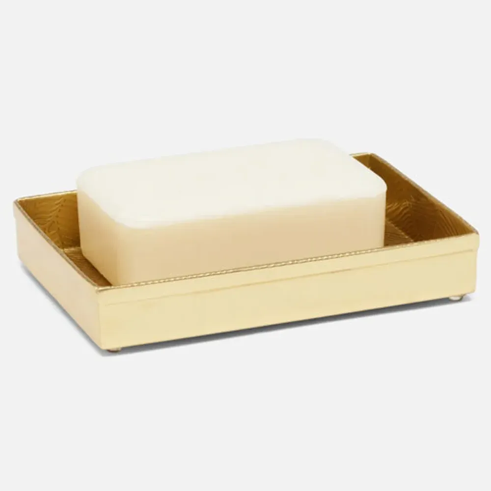 Mancora Soap Dish - Gold, Brass