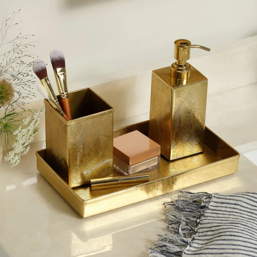 Mancora Tray Set of 2 - Gold, Brass