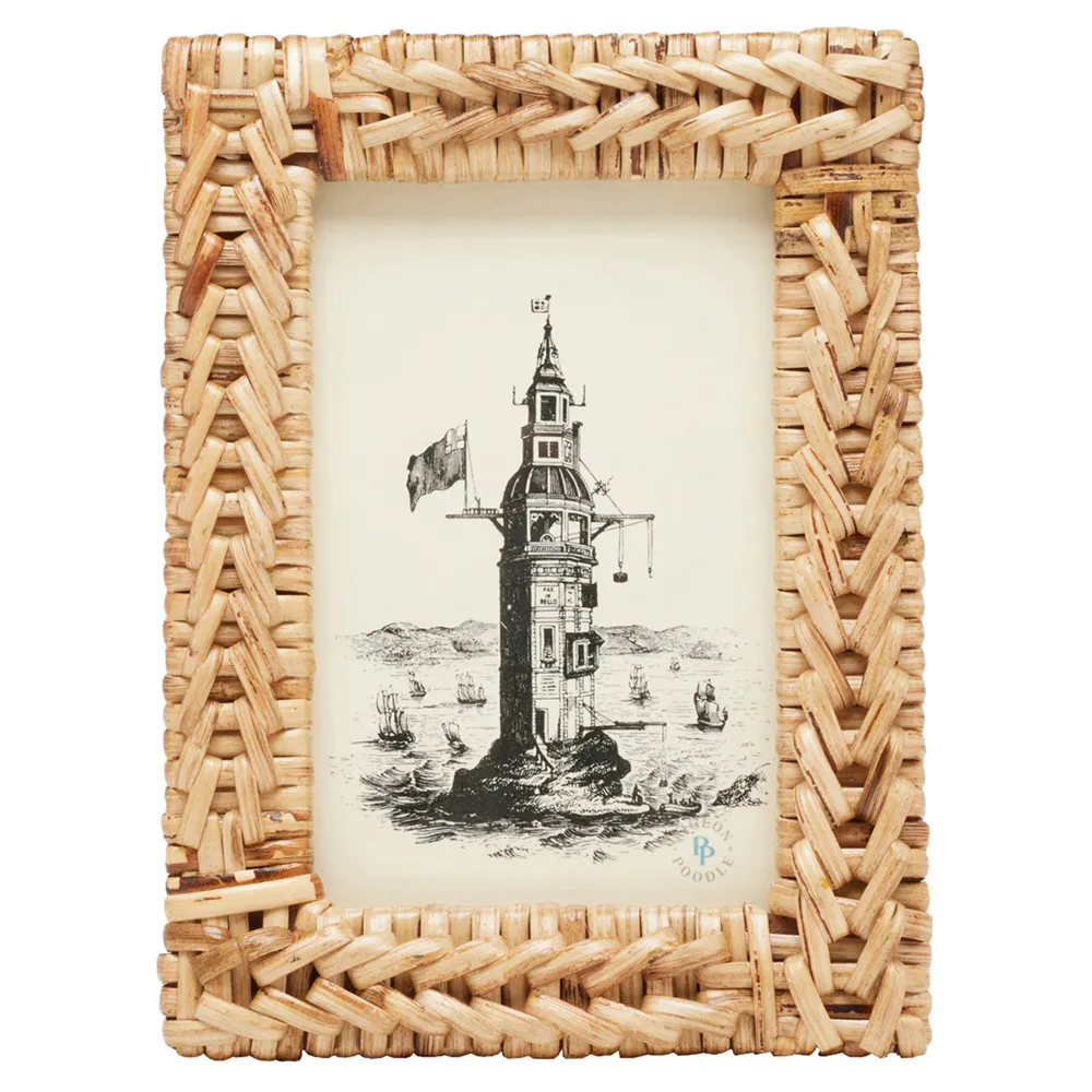 Meribel 4x6 Picture Frame - Natural, Bamboo image