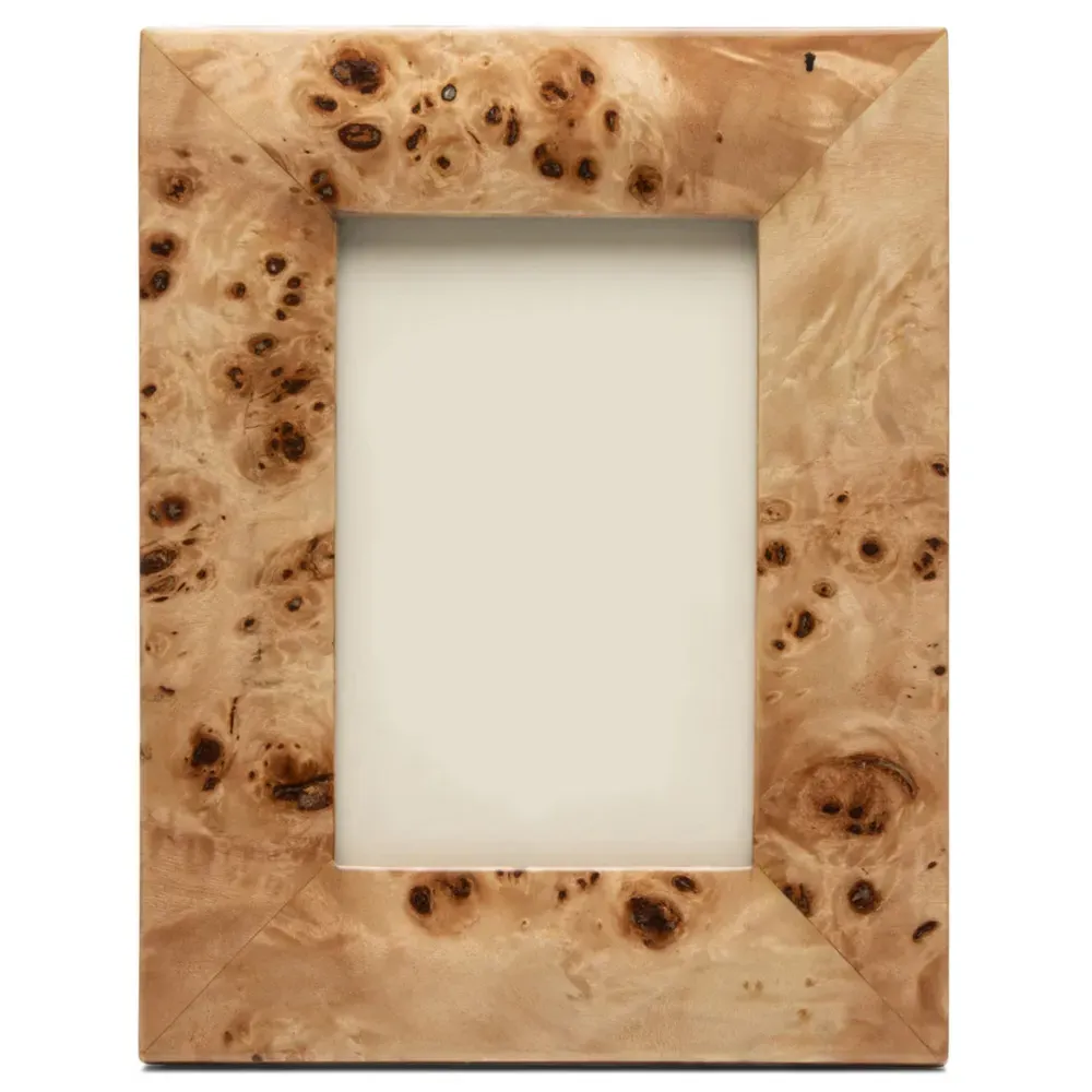 Narvik 4x6 Picture Frame - Burl, Maple Veneer image