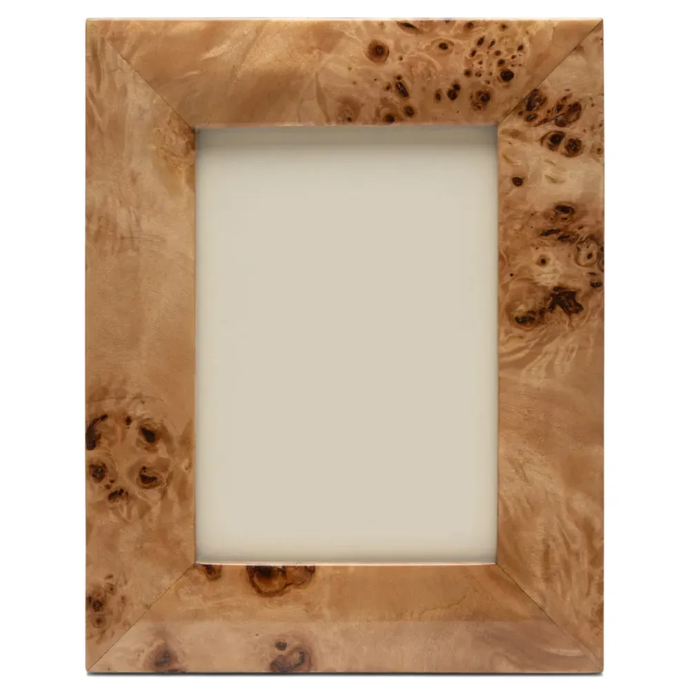 Narvik 5x7 Picture Frame - Burl, Maple Veneer