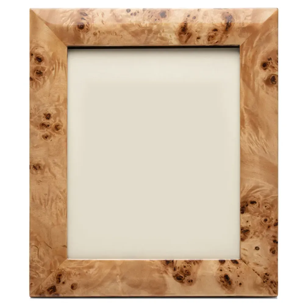 Narvik 8x10 Picture Frame - Burl, Maple Veneer