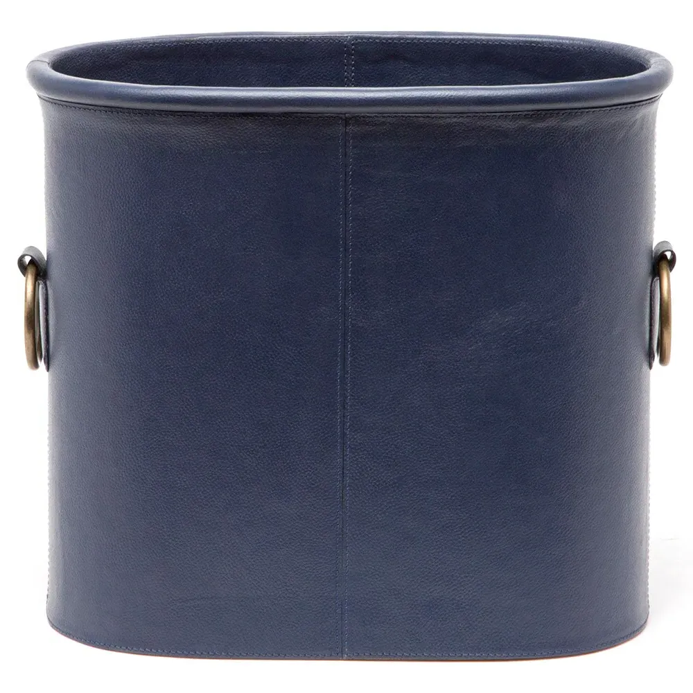 Ogden Leather Magazine Holder - Navy image