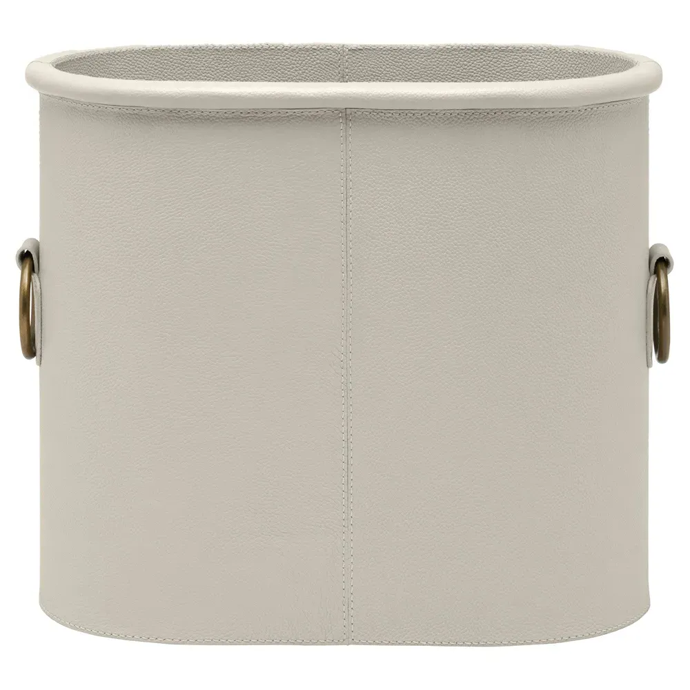 Ogden Magazine Holder - Light Grey, Leather image