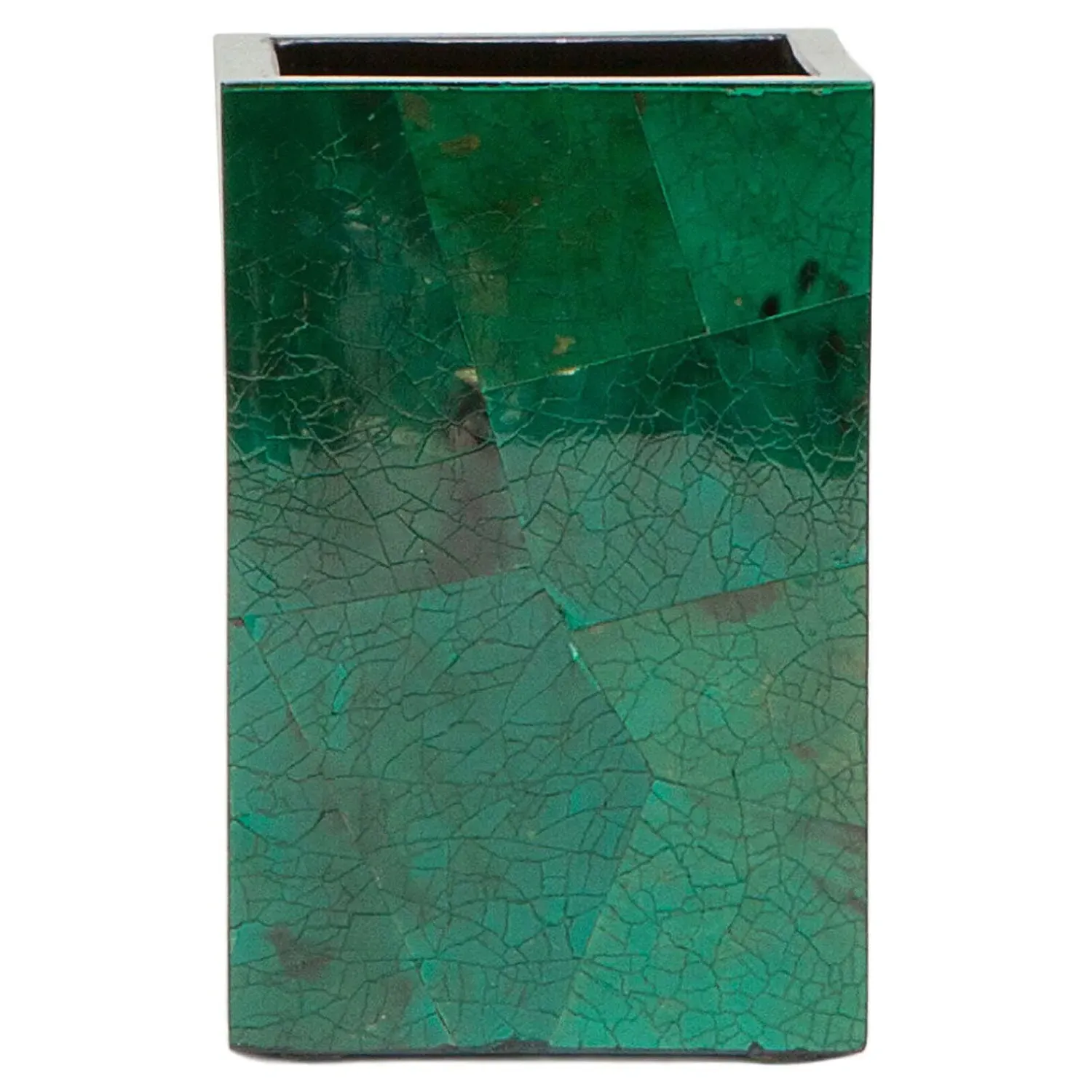 Palm Beach Brush Holder - Emerald, Shell image