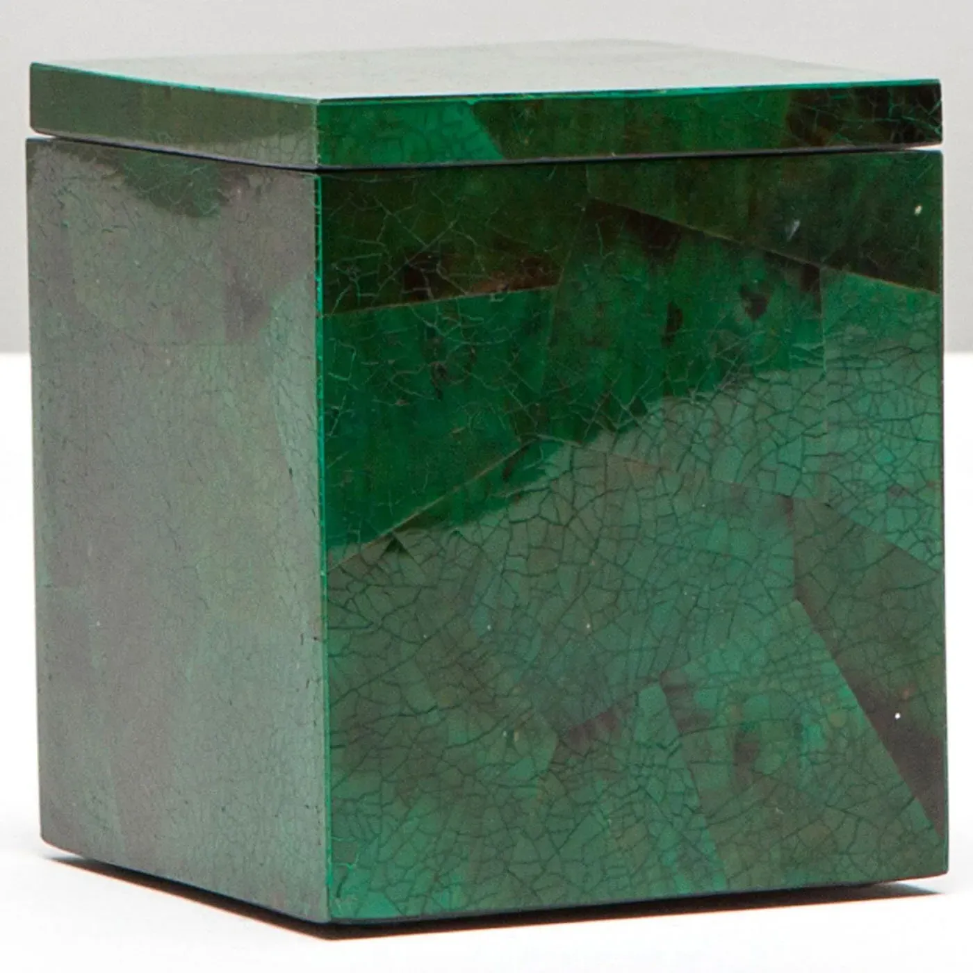 Palm Beach Shell Canister - Emerald, Shell