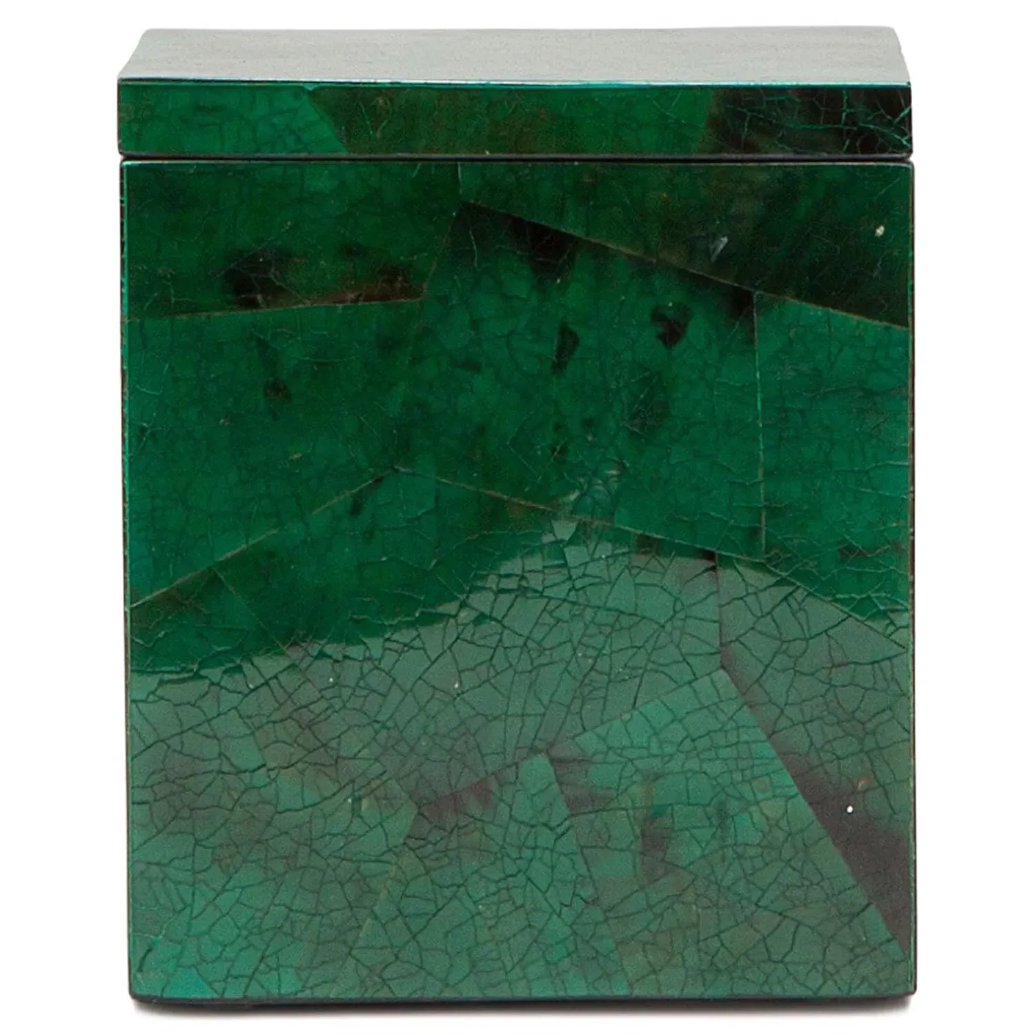 Palm Beach Shell Canister - Emerald, Shell