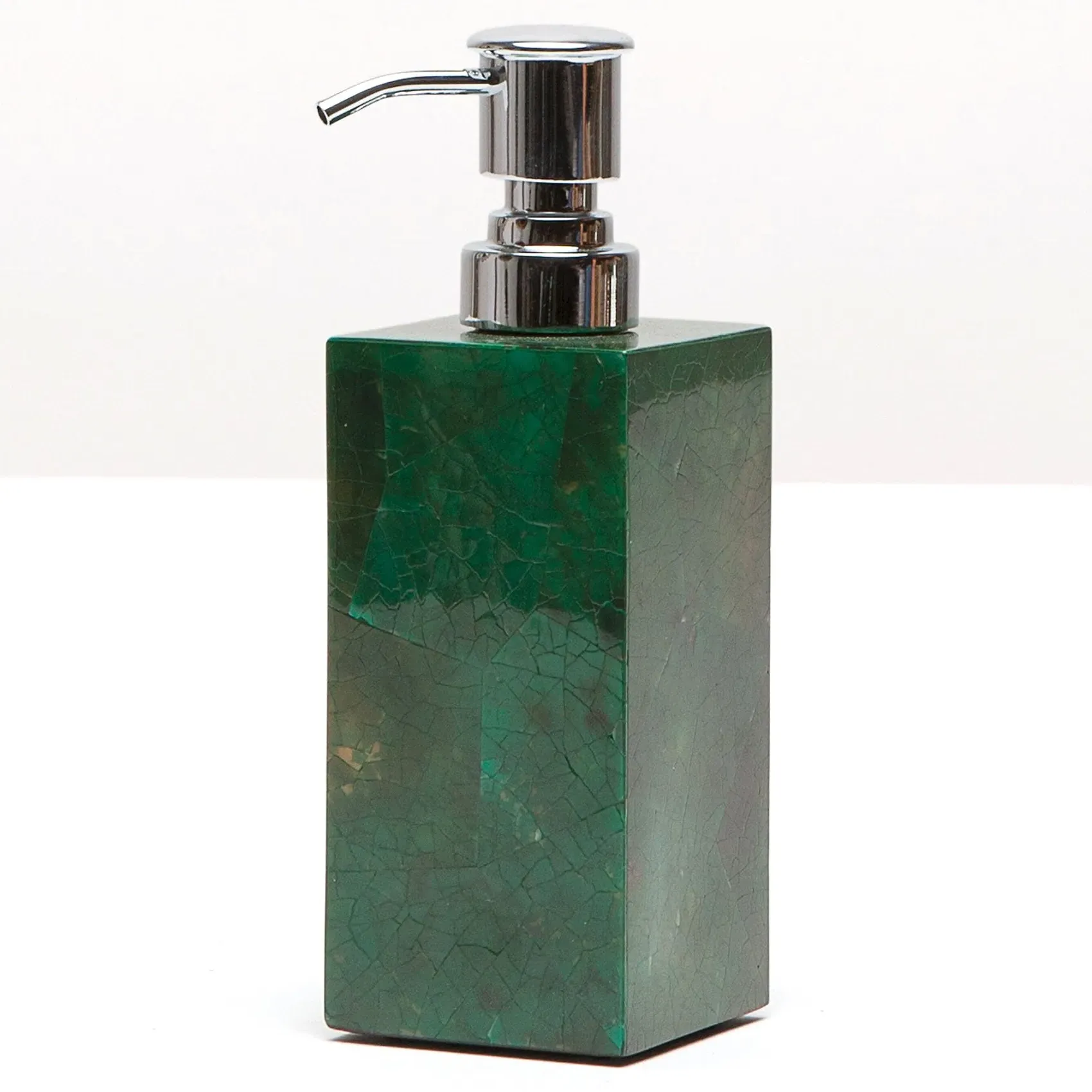 Palm Beach Soap Pump - Emerald, Shell