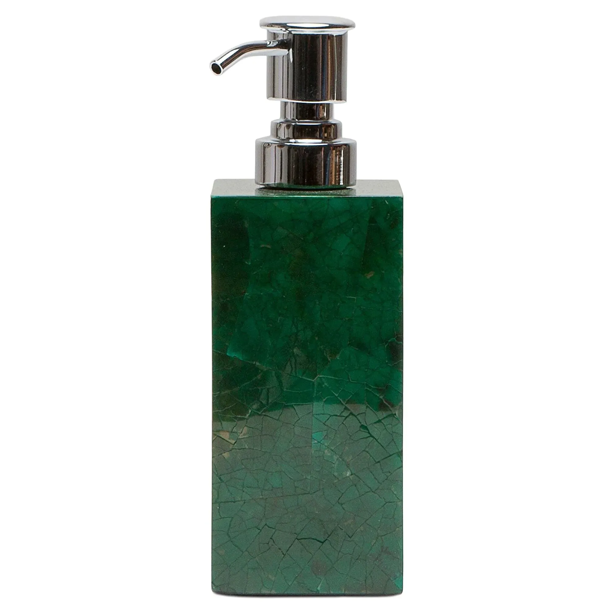 Palm Beach Soap Pump - Emerald, Shell
