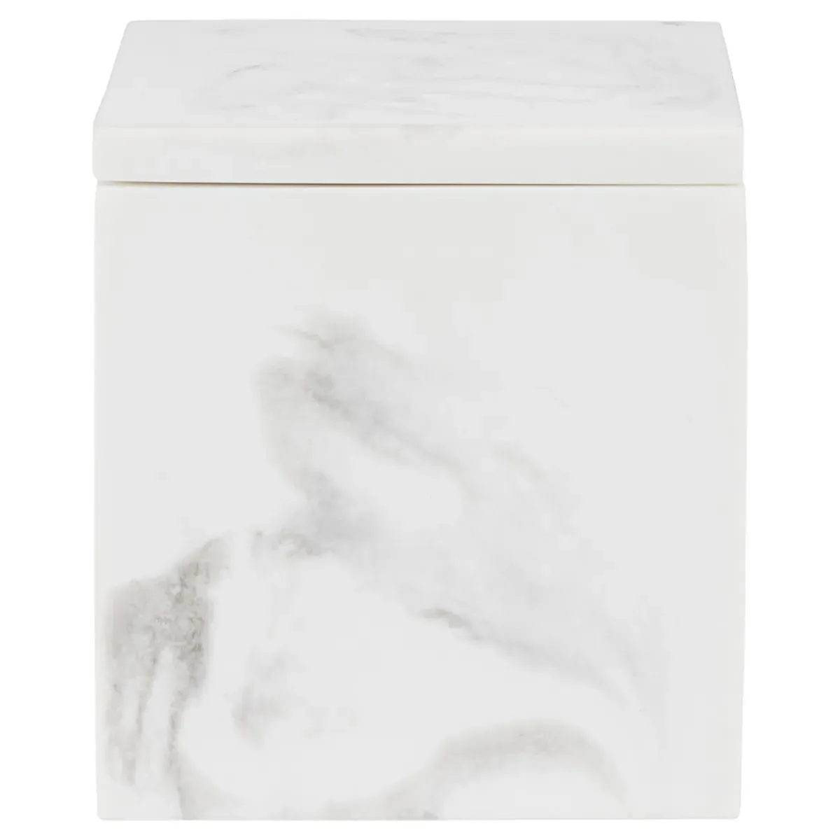 Parma Large Canister - White, Resin