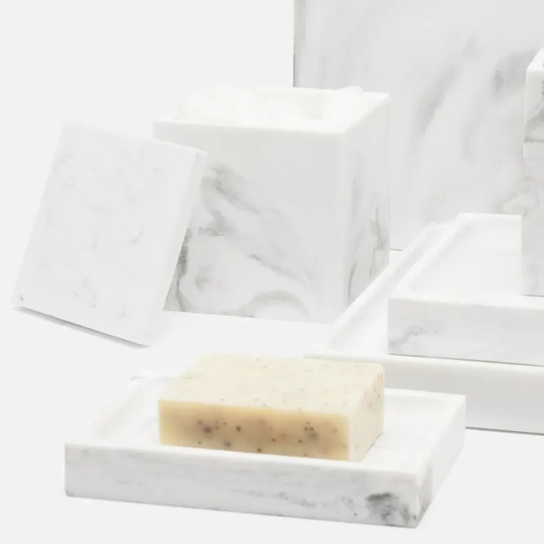 Parma Soap Dish - White, Resin