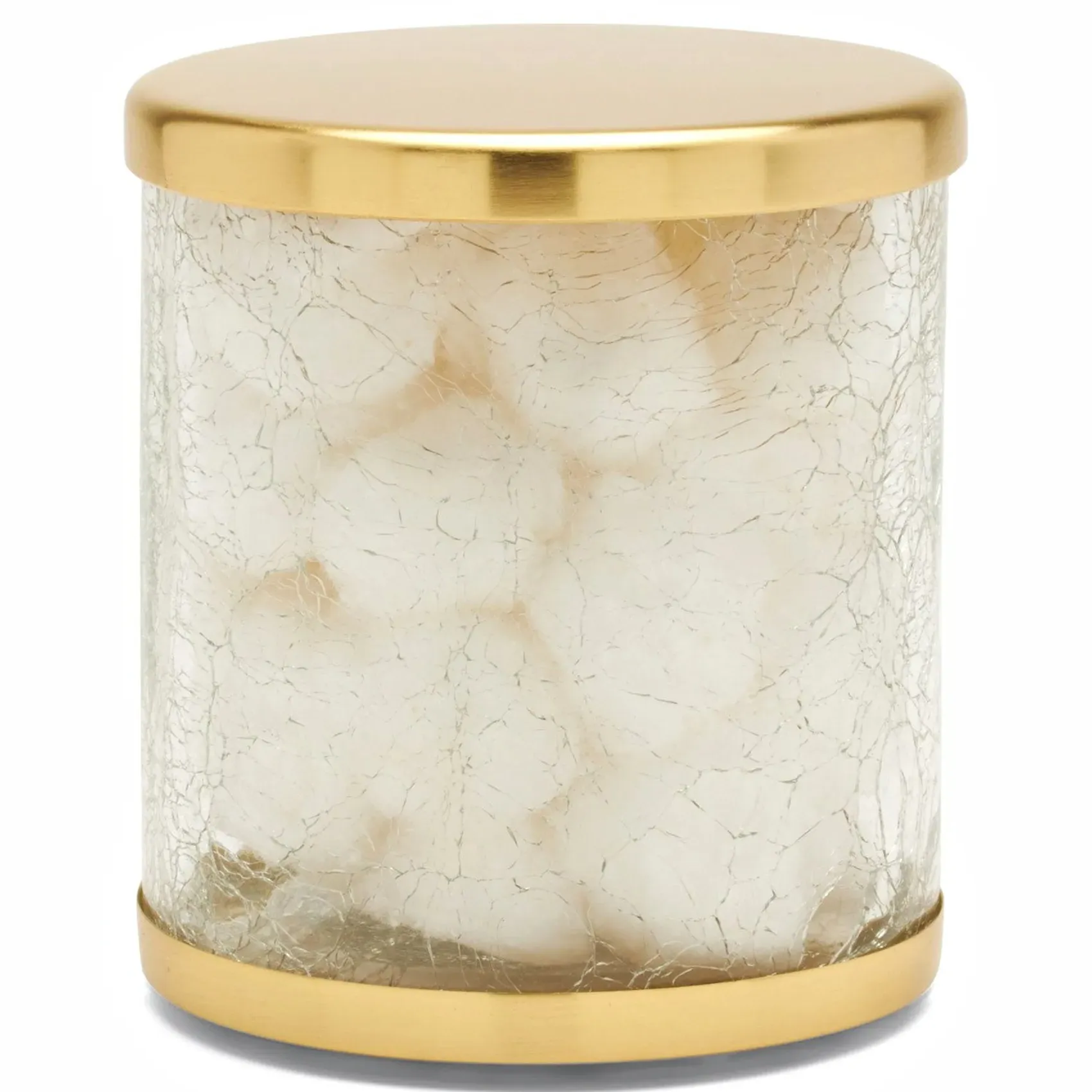 Pomaria Large Canister - Gold, Glass