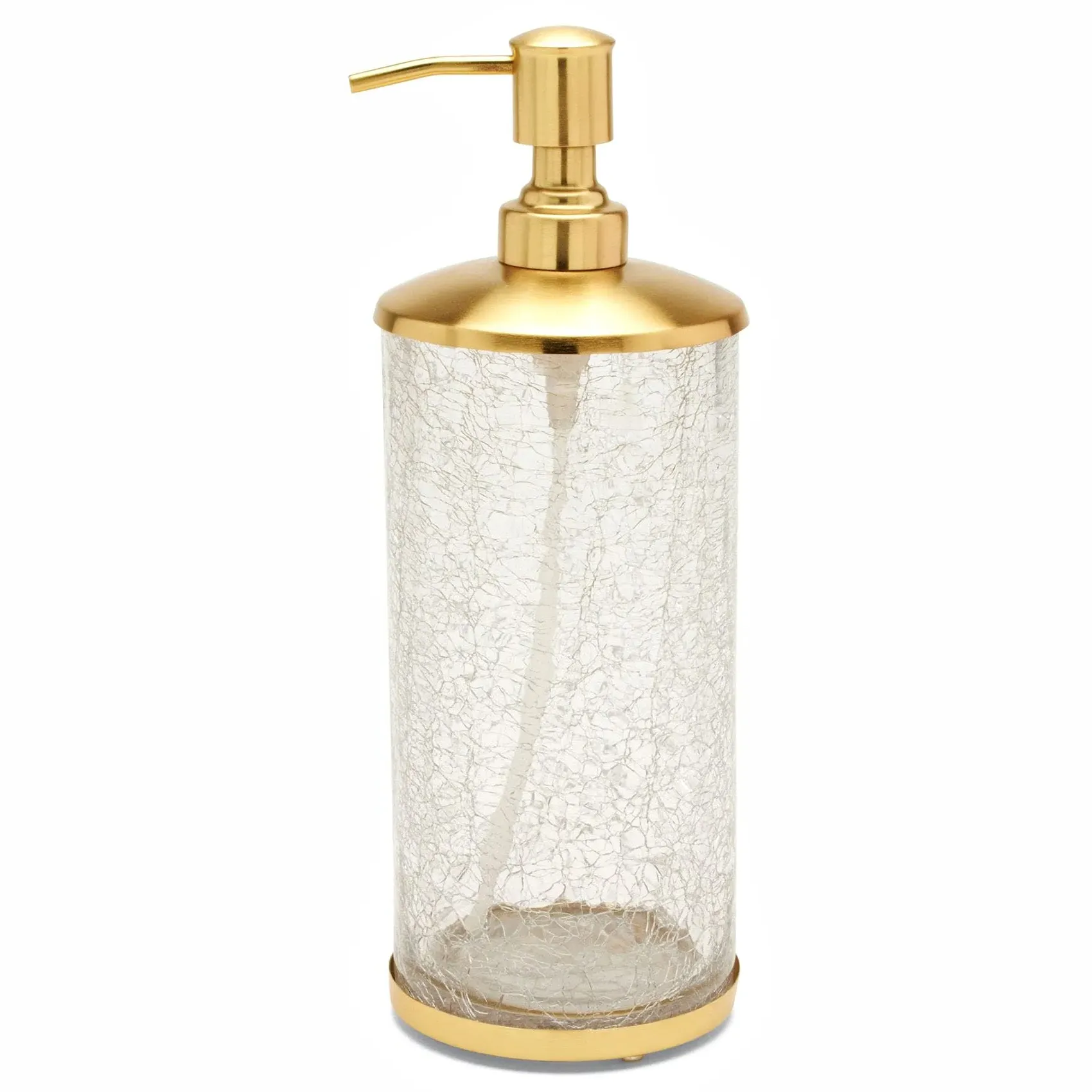 Pomaria Large Soap Pump - Gold, Glass
