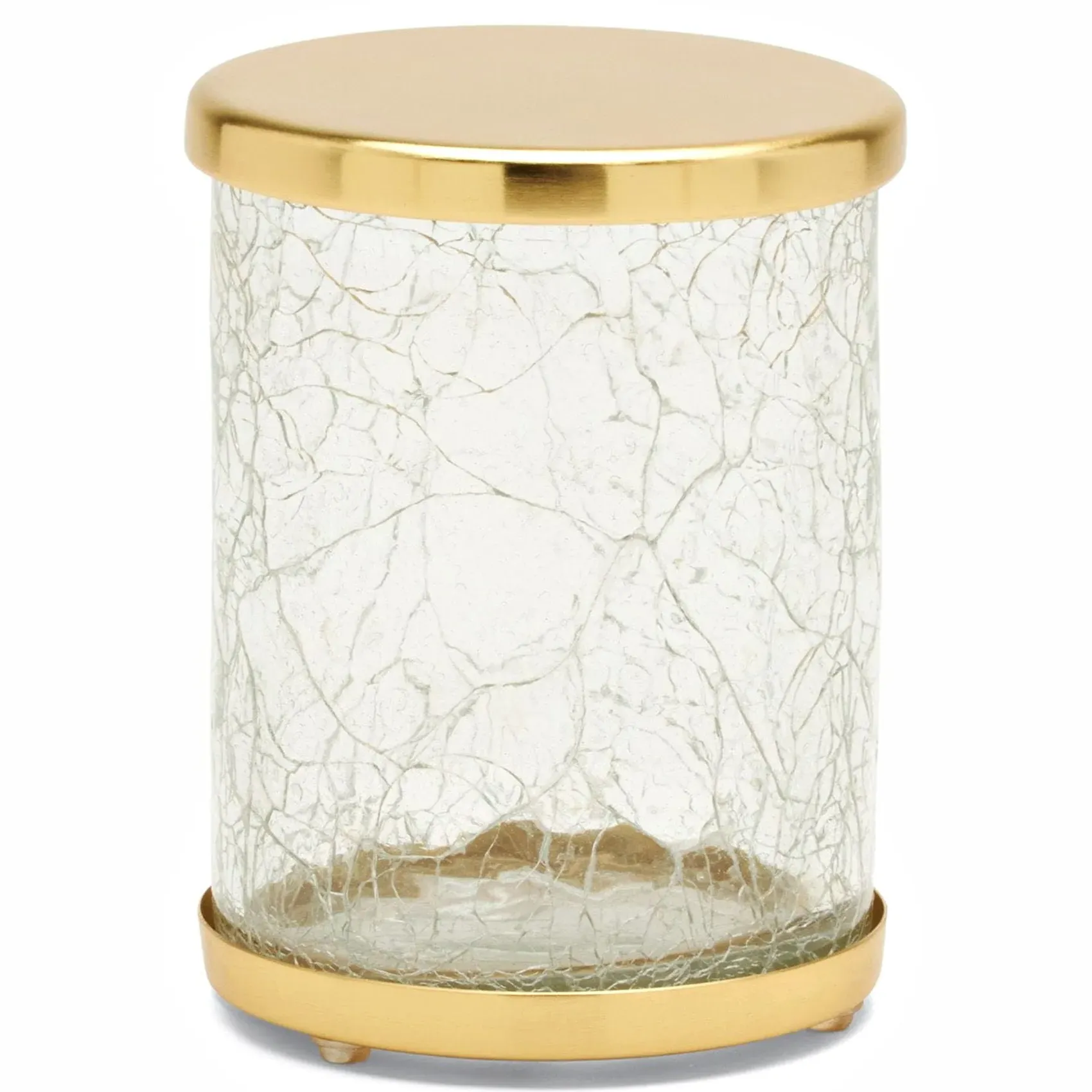Pomaria Small Canister - Gold, Glass