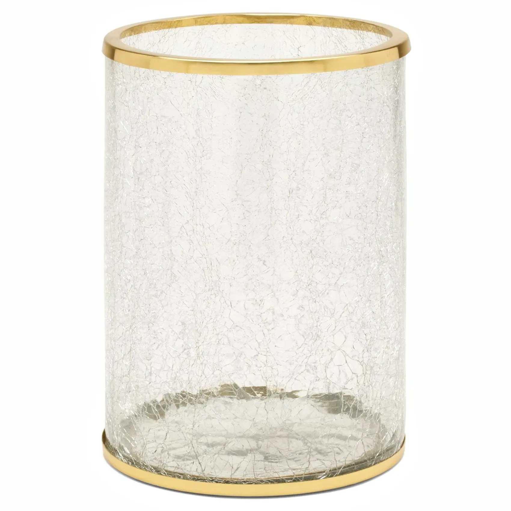 Pomaria Waste Basket - Gold, Glass