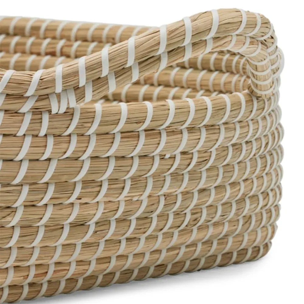 Roslyn Basket Set of 2 - Natural, Seagrass