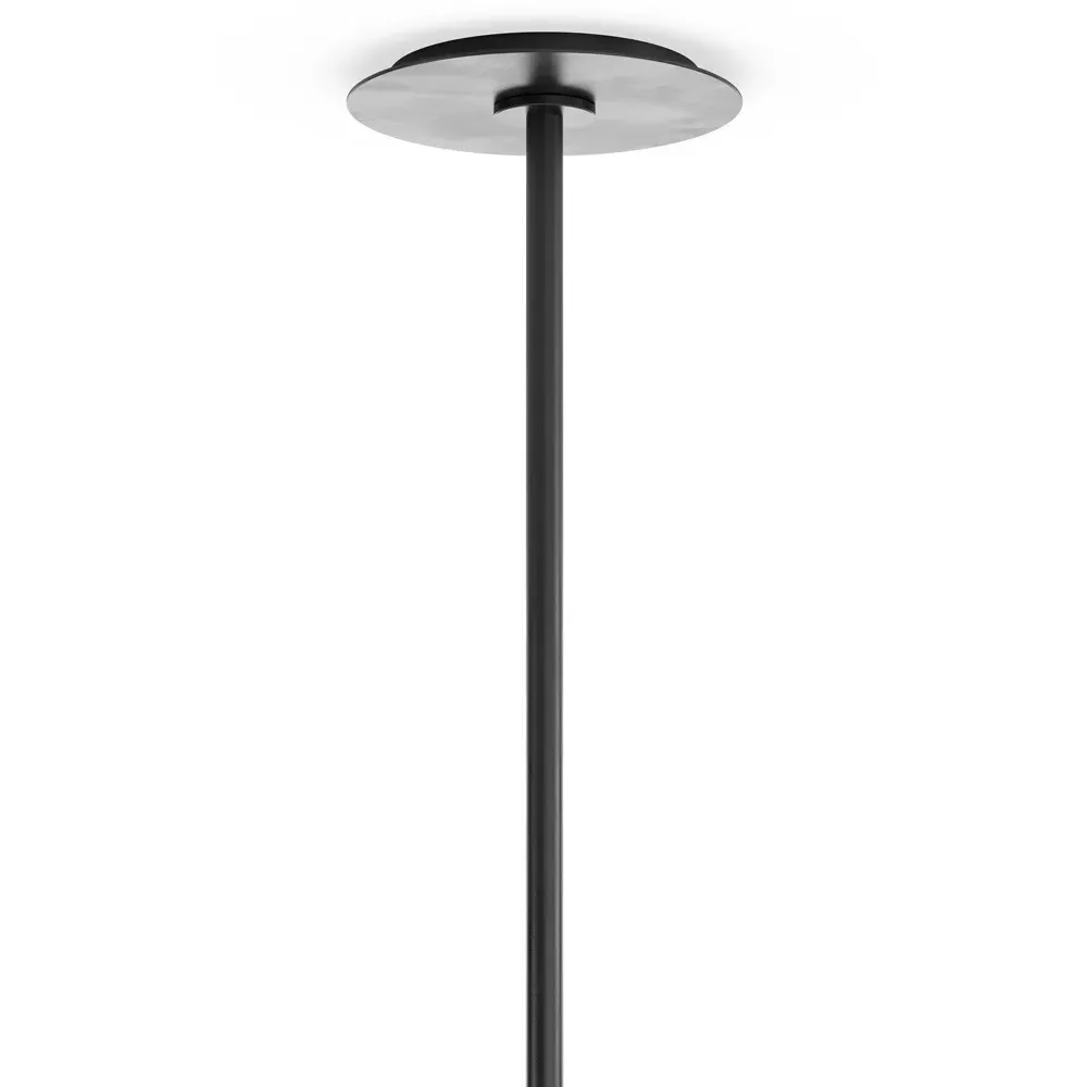 Nova White Globes Chandelier - Black Gunmetal