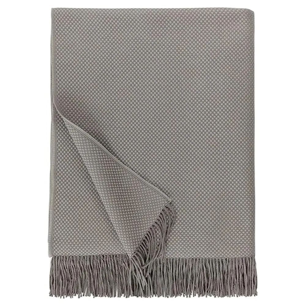 Bristol Woven Throw Blanket - Grey, Cotton