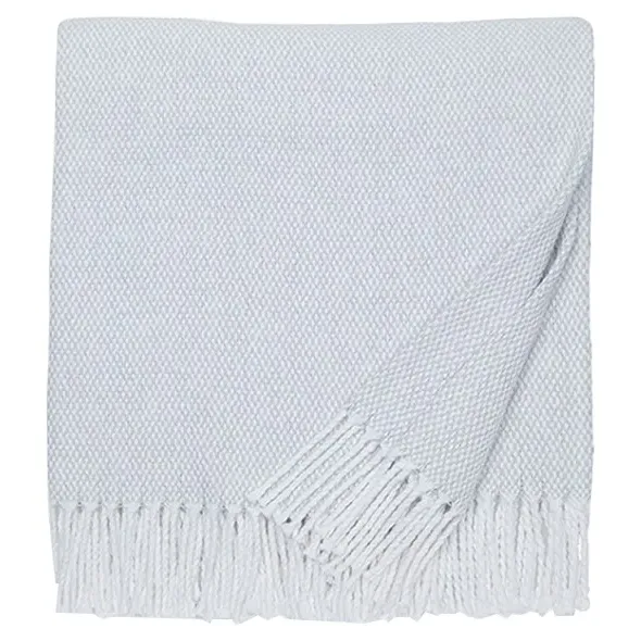 Coastal Terzo Throw Blanket - Tin, Cotton image