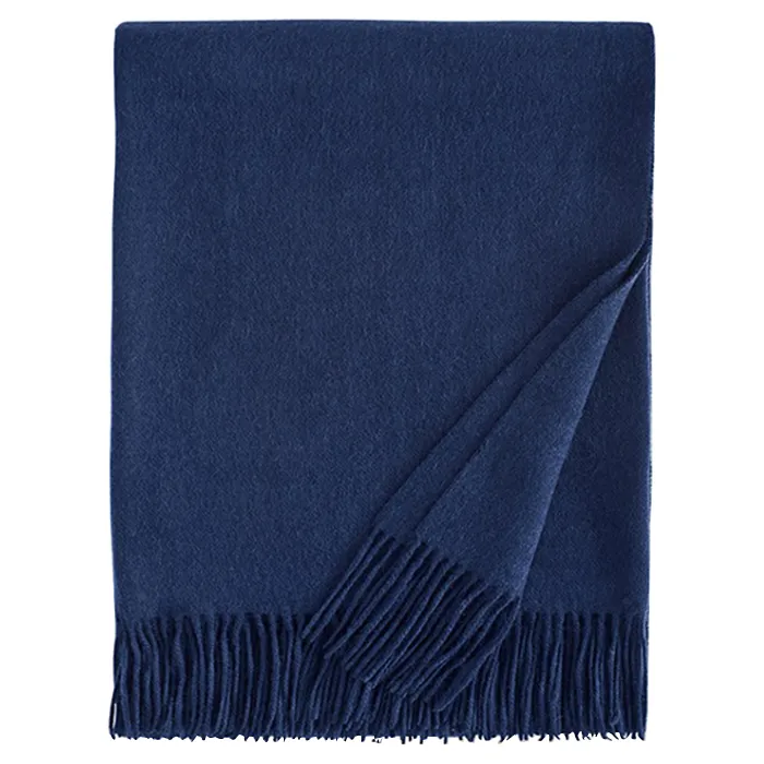 Dorsey Throw Blanket - Midnight, Cashmere