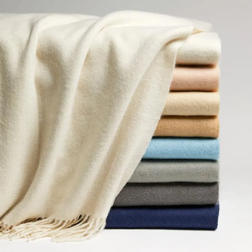 Dorsey Throw Blanket - Rose, Cashmere