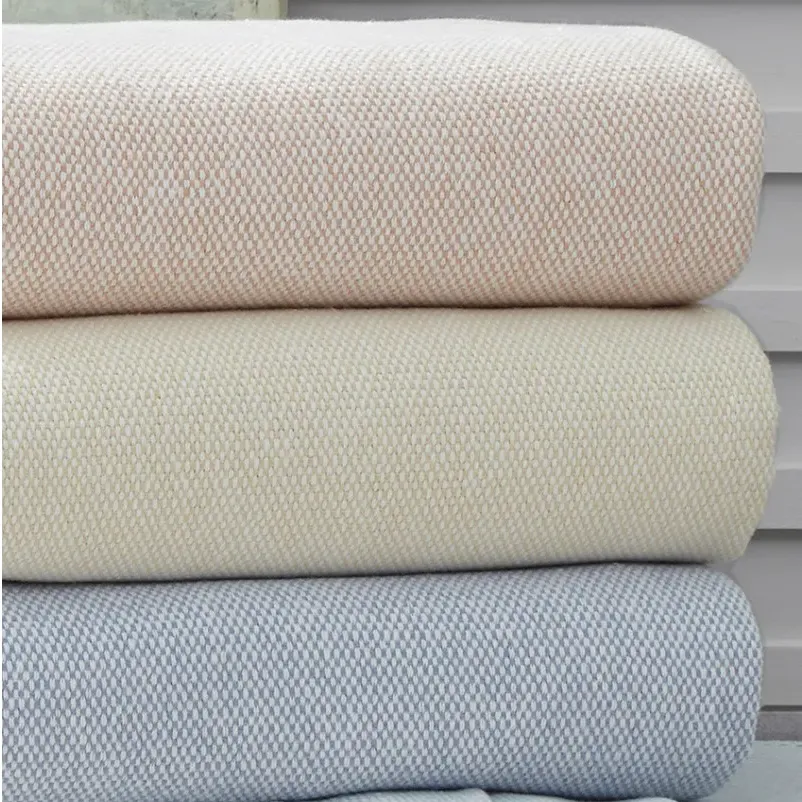 Terzo Throw Blanket - Ocean Blue, Cotton