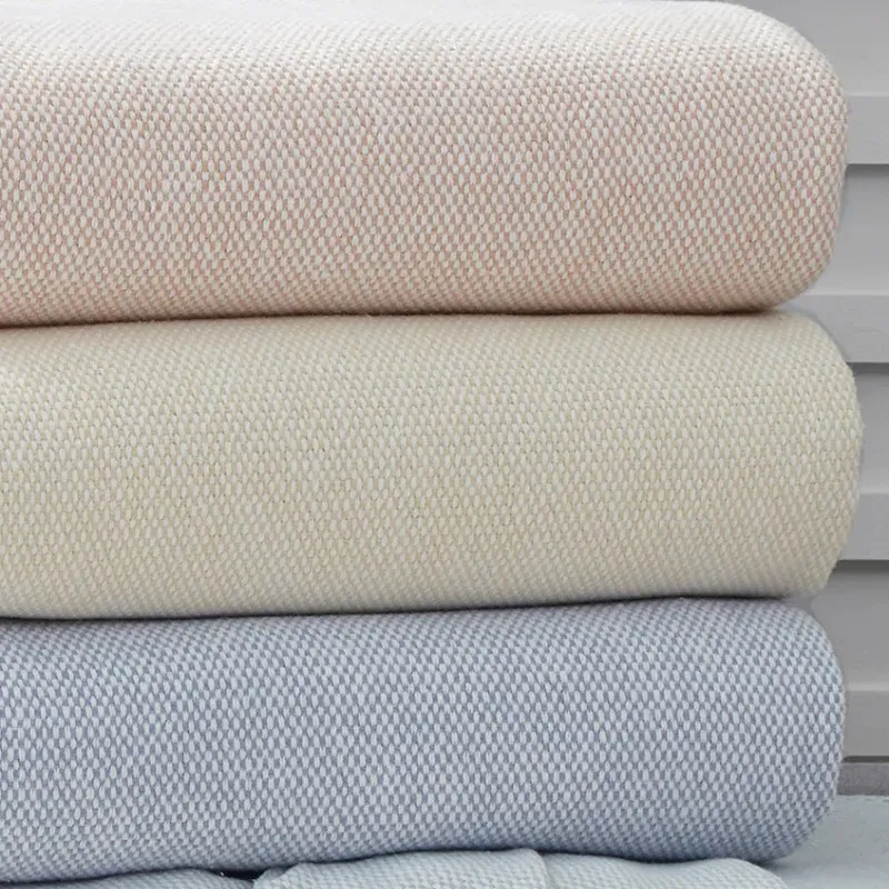 Terzo Throw Blanket - Sand, Cotton