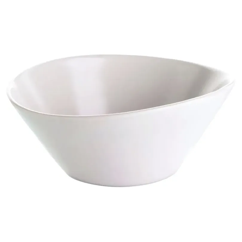 Barre 6" Pottery Bowl - White, Stoneware image