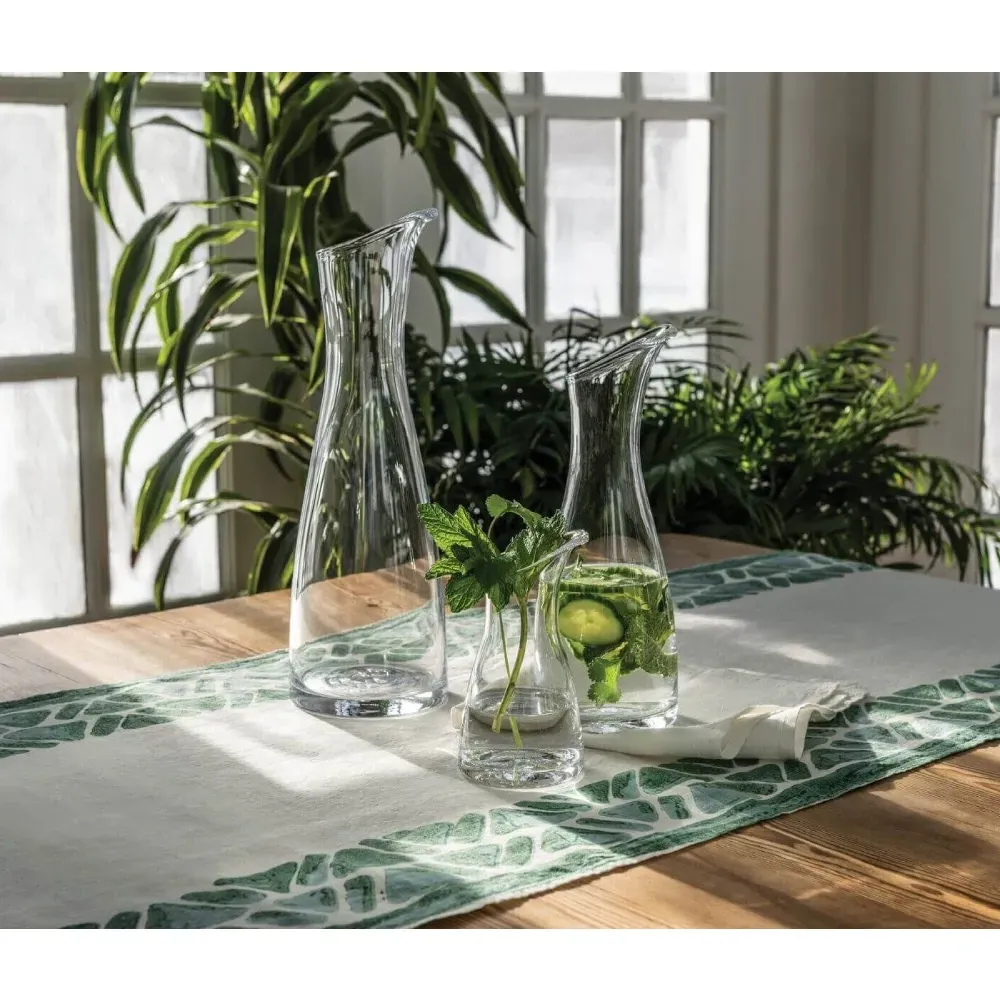 Barre Medium Glass Carafe - Clear