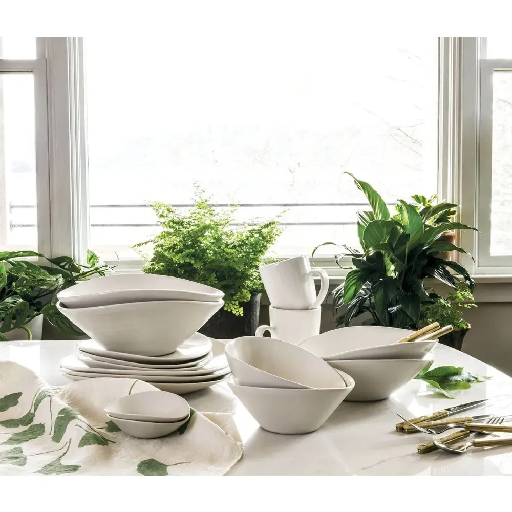 Barre Pasta Bowl - Alabaster, Stoneware