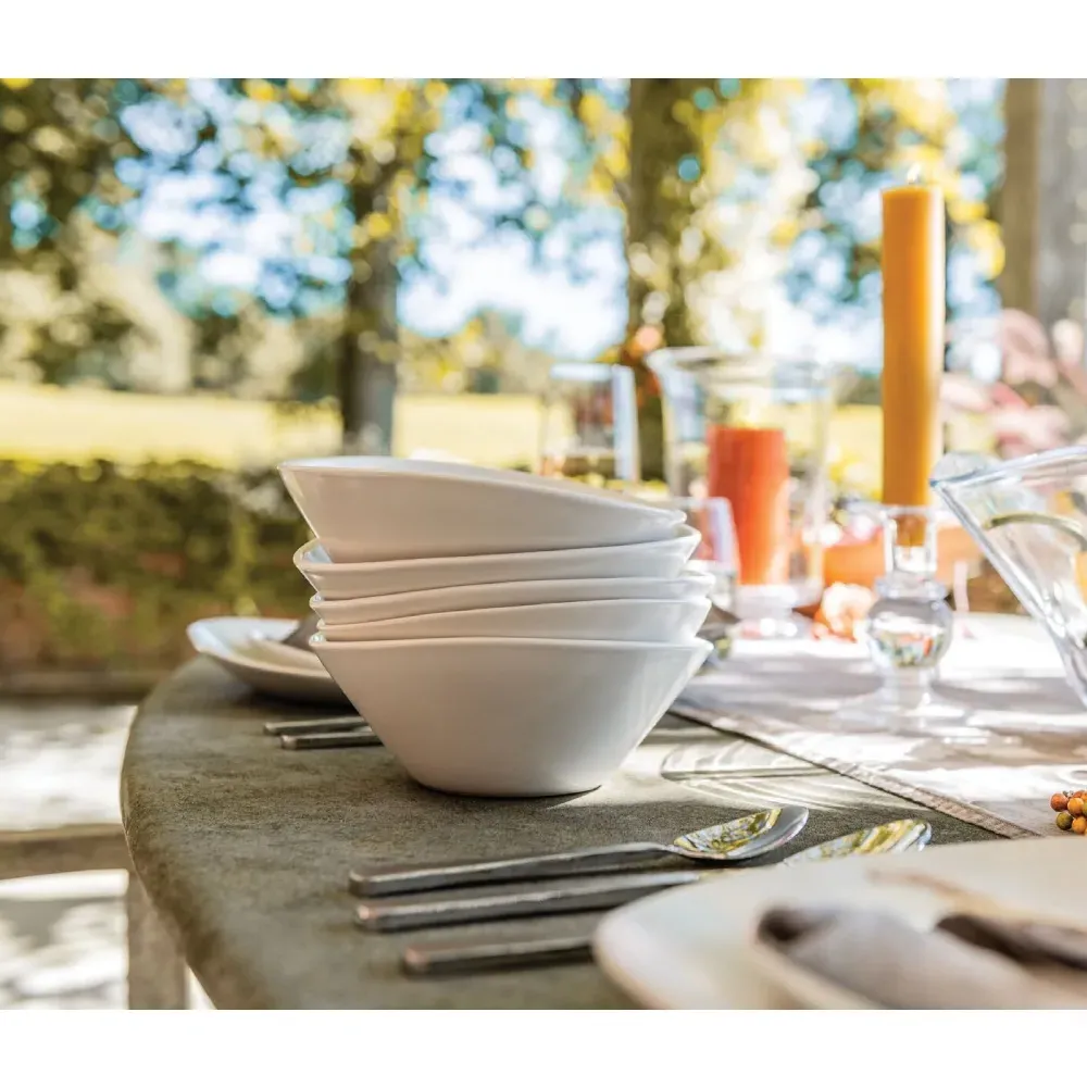 Barre Pasta Bowl - Alabaster, Stoneware