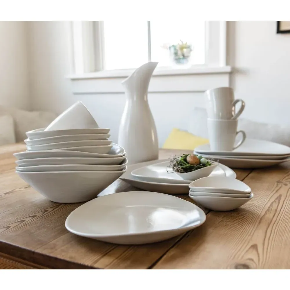 Barre Side Plate - Alabaster, Stoneware