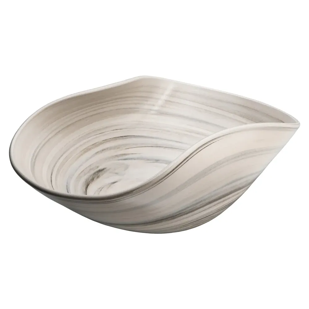 Beachstone Medium Serving Bowl - Beige, Stoneware