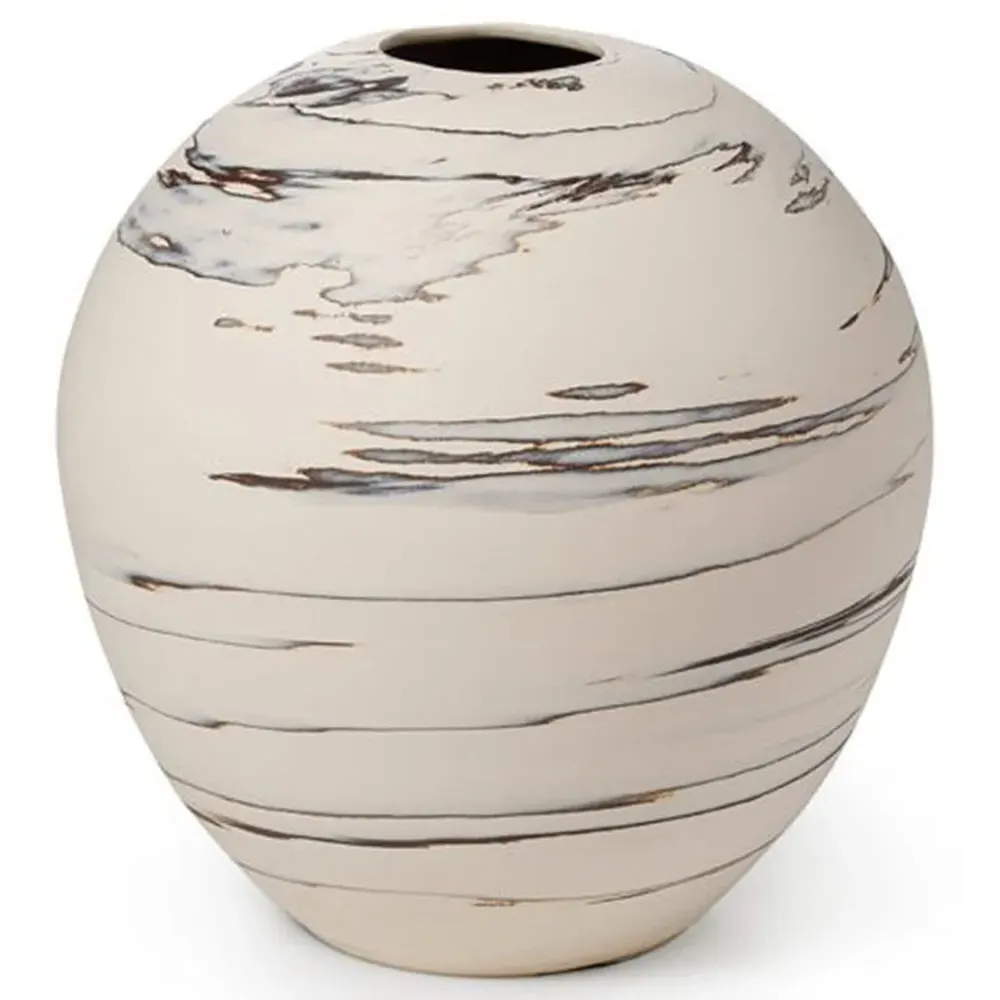 Beachstone Round Vase - Ivory image