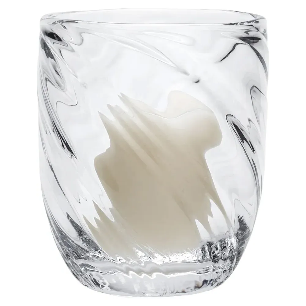 Calais Optic Glass Hurricane Candleholder - Clear image