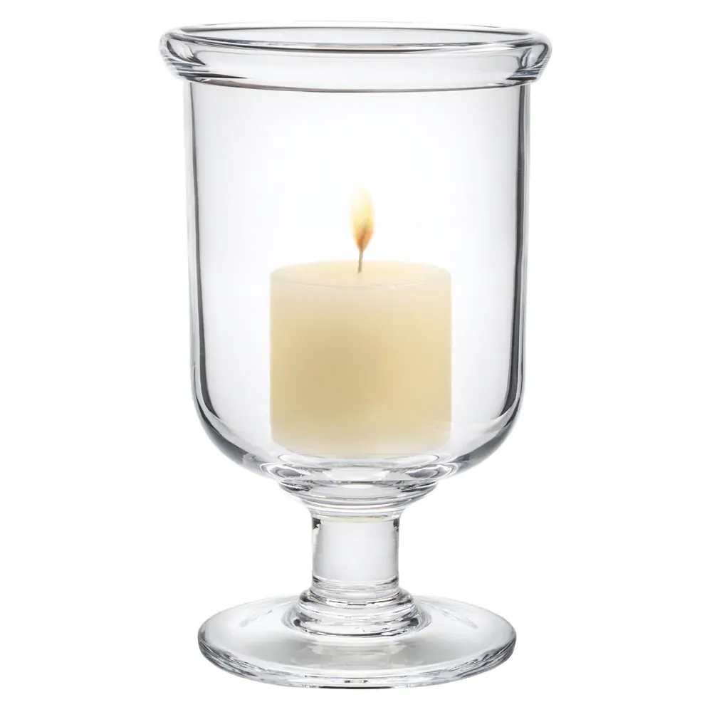 Essex Medium Hurricane Candleholder - Clear, Glass image