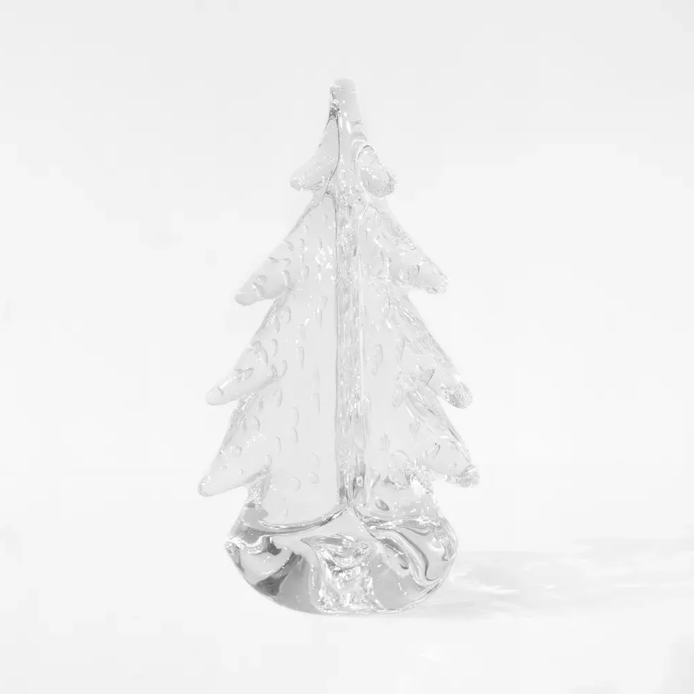 Glass Bubble Evergreen Tree - Clear