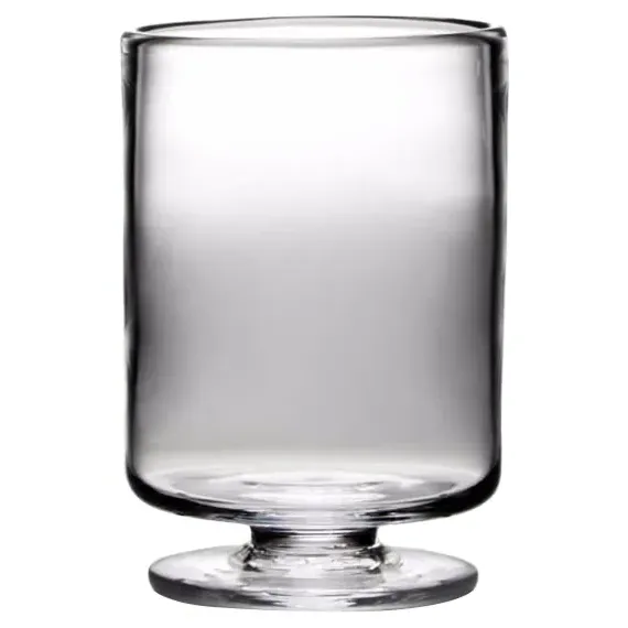 Nantucket Large Glass Candle Holder - Clear