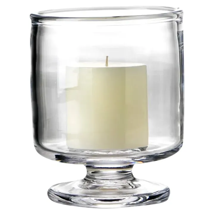 Nantucket Medium Glass Candle Holder - Clear image