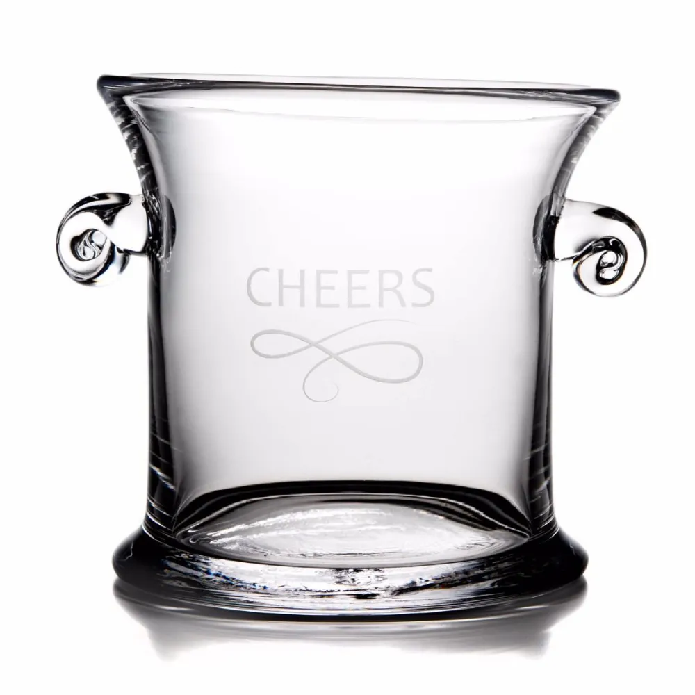 Norwich Large Glass Ice Bucket - Clear