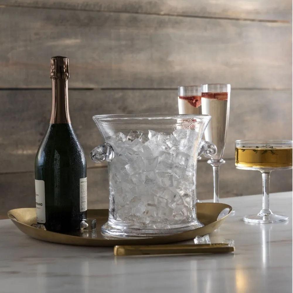 Norwich Large Glass Ice Bucket - Clear