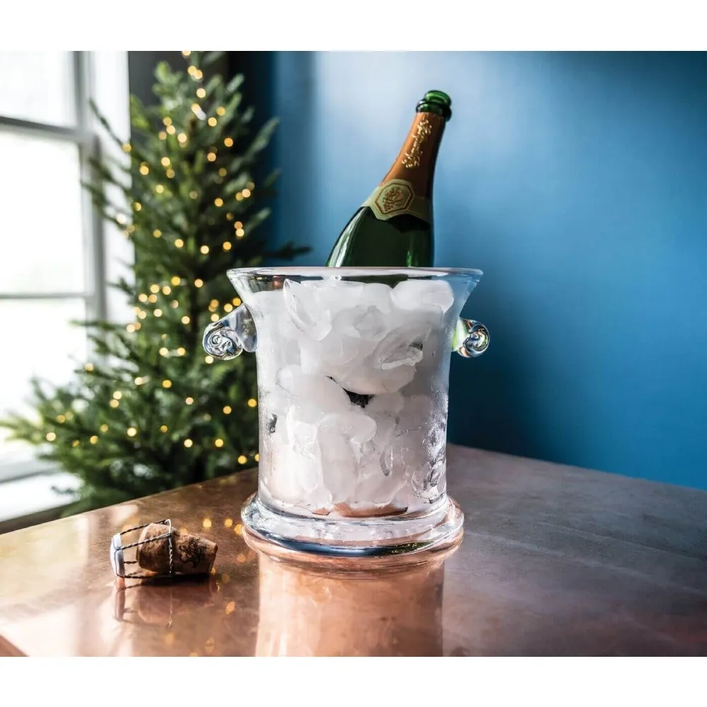 Norwich Large Glass Ice Bucket - Clear