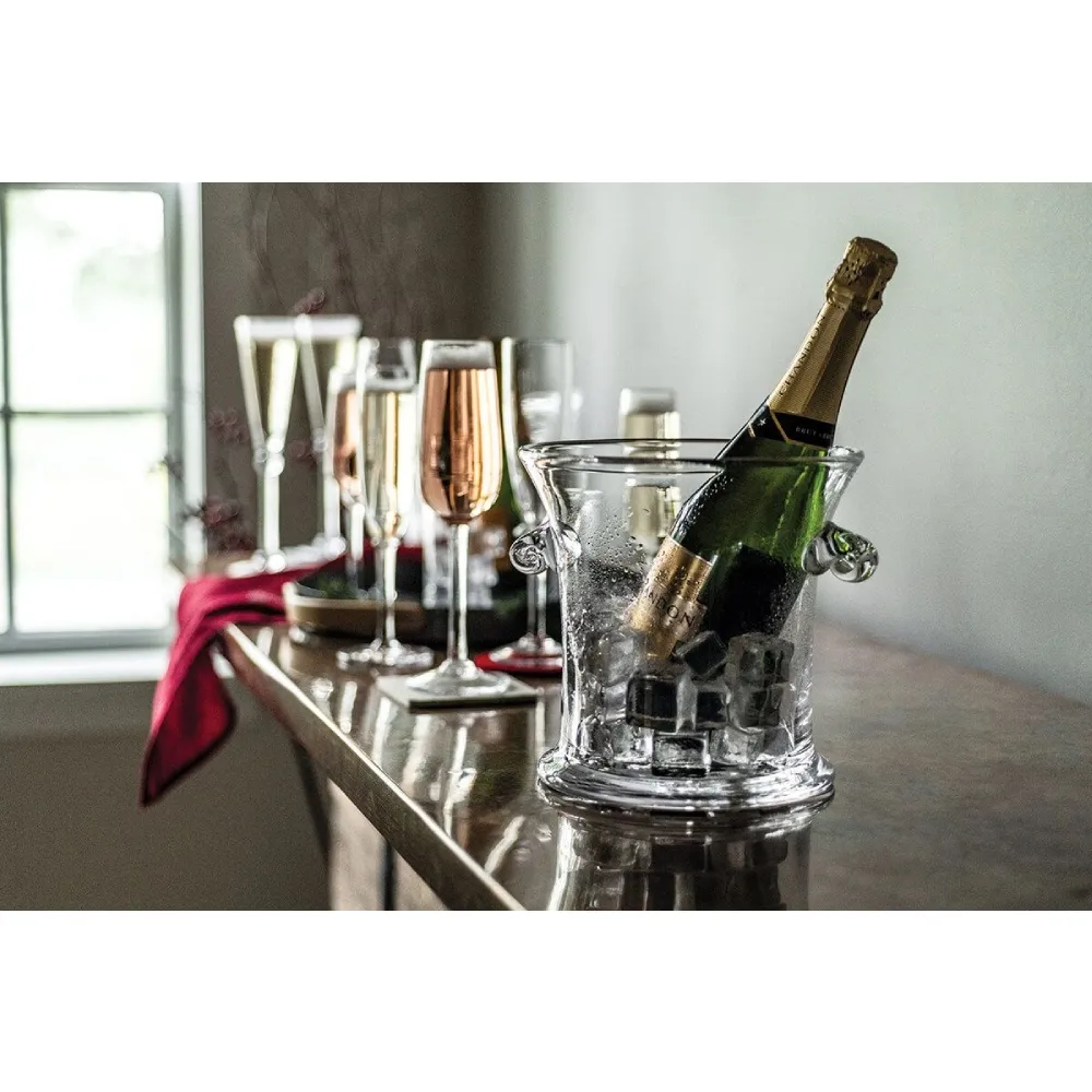 Norwich Large Glass Ice Bucket - Clear