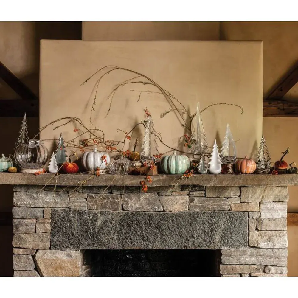 Pottery Evergreen Tree - Dove, Stoneware