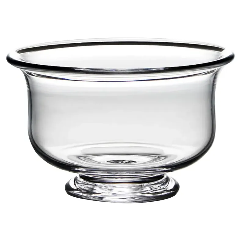 Revere Medium Round Glass Bowl - Clear