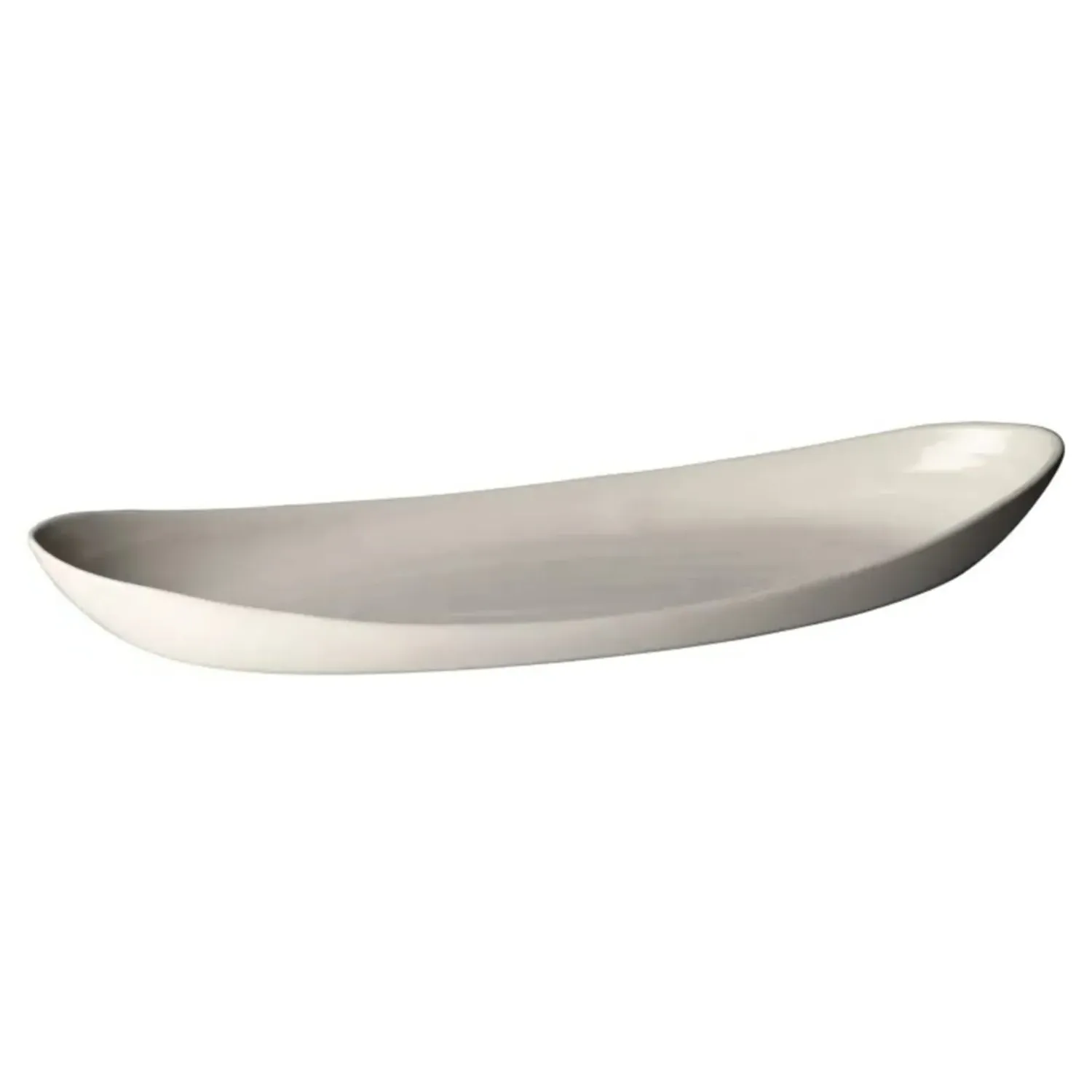 Simon Pearce Barre Large Serving Platter - Alabaster, Stoneware