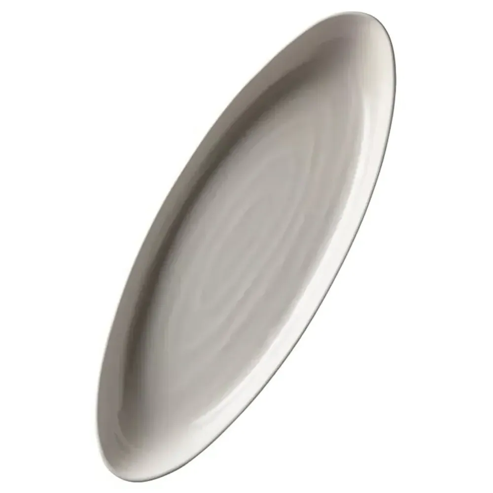 Simon Pearce Barre Large Serving Platter - Alabaster, Stoneware